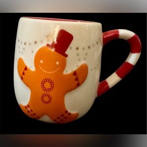 Starbucks rare collectible demitasse Korea 2014 Candy Cane Boy Christmas holiday